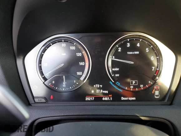 2021 BMW 2 Series 230i with VIN WBA2J1C05M7J36402, listed as a Copart auction lot 64572524 with 25,217 mi miles and Non Repairable. Bid and sale history available at carsss.com. Image 9.