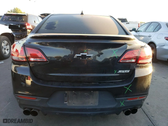 2014 Chevrolet SS with VIN 6G3F15RWXEL940133, listed as a Copart auction lot 74658504 with 113,873 mi miles and Salvage Title. Bid and sale history available at carsss.com. Image 6.