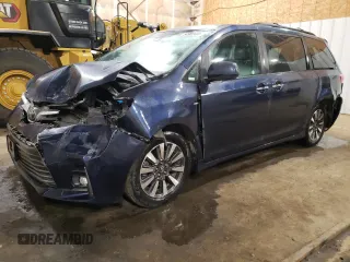 2018 Toyota Sienna XLE z VIN 5TDDZ3DC4JS208054, wystawiony jako Copart lot #54902485 z przebiegiem 110 296 mil mil oraz Szkoda całkowita • Salvage title. Historia ofert i sprzedaży dostępna na DreamBid. Obrazek 1.