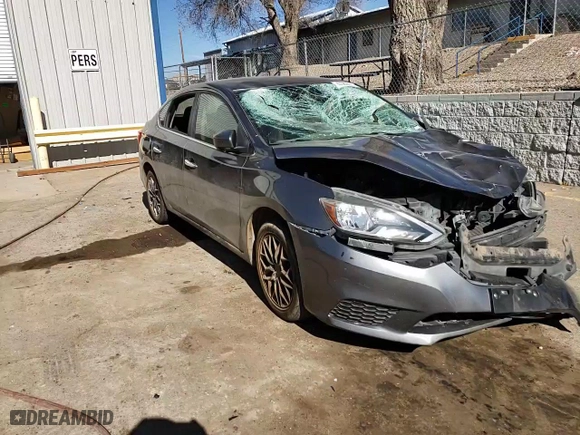 2017 Nissan Sentra SV with VIN 3N1AB7AP2HL663607, listed as a Copart auction lot 44980675 with 151,232 mi miles and Salvage Title. Bid and sale history available at carsss.com. Image 11.