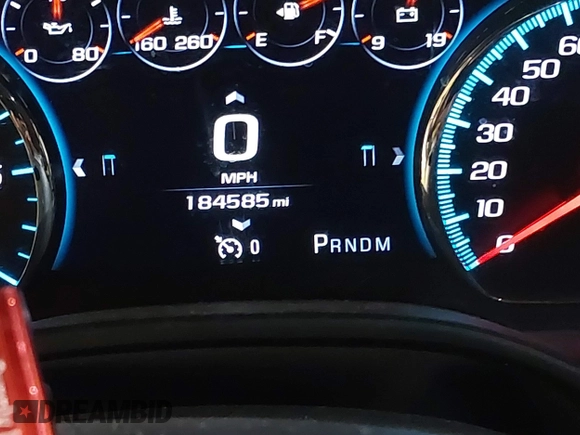 2016 Chevrolet Tahoe LTZ with VIN 1GNSKCKC1GR201155, listed as a IAAI auction lot 42235228 with 184,585 mi miles and . Bid and sale history available at DreamBid. Image 15.