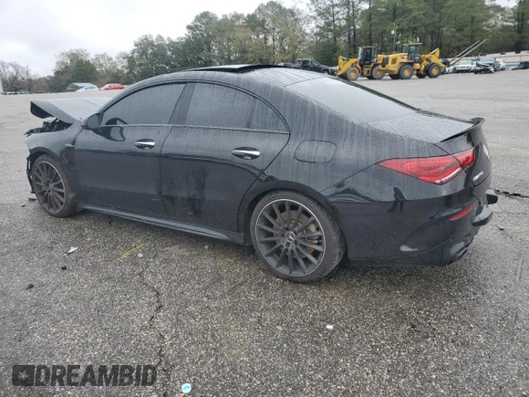 2023 Mercedes-Benz CLA 35 AMG z VIN W1K5J5BB7PN397269, wystawiony jako Copart lot #87507255 z przebiegiem 29 688 mil mil oraz Szkoda całkowita • Salvage title. Historia ofert i sprzedaży dostępna na DreamBid. Obrazek 2.
