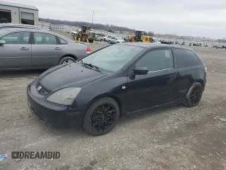 2005 Honda Civic Si with VIN SHHEP33545U502432, listed as a Copart auction lot 45124205 with 198,060 mi miles and Salvage Title. Bid and sale history available at DreamBid. Image 1.