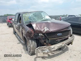 2003 Ford F-150 XLT with VIN 1FTRW07633KB16656, listed as a IAAI auction lot 42052141 with Not Provided miles. Bid and sale history available at carsss.com. Image 1.