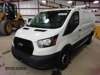 2021 Ford Transit Cargo with VIN 1FTYE1Y80MKA35295, listed as a Copart auction lot 87289324 with 160,946 mi miles and Clean Title. Bid and sale history available at carsss.com. Image 1.
