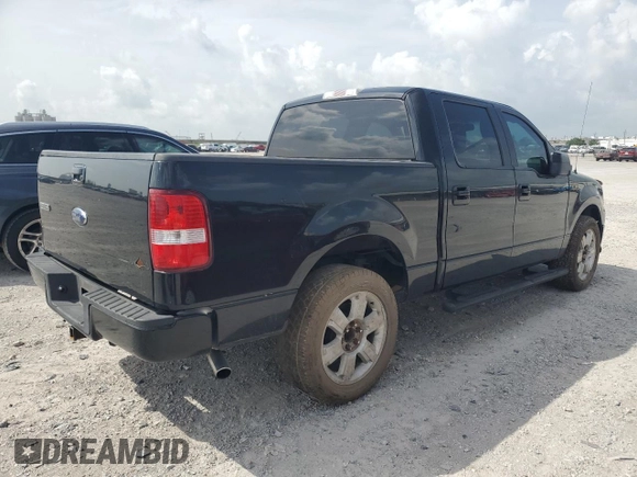 2007 Ford F-150 XLT with VIN 1FTPW12V77KA88667, listed as a Copart auction lot 62866785 with Not provided miles and Salvage title. Bid and sale history available at DreamBid. Image 3.