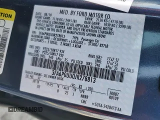 2018 Ford Fusion Hybrid S with VIN 3FA6P0UU0JR278813, listed as a Copart auction lot 46790665 with 103,151 mi miles and Salvage Title. Bid and sale history available at carsss.com. Image 13.