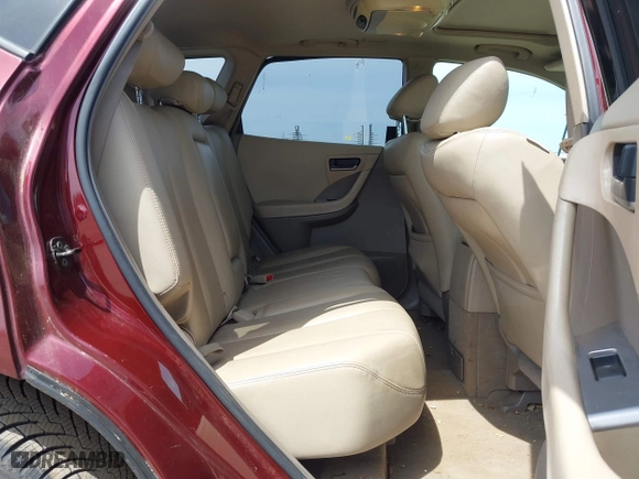 2005 Nissan Murano SL with VIN JN8AZ08WX5W435121, listed as a IAAI auction lot 42115918 with 265,585 mi miles. Bid and sale history available at carsss.com. Image 8.
