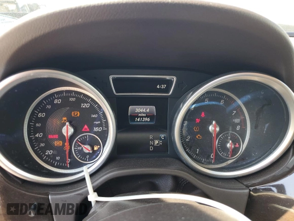 2017 Mercedes-Benz GLE 350 with VIN 4JGDA5JB7HA936033, listed as a Copart auction lot 62459315 with 141,396 mi miles and Salvage title. Bid and sale history available at DreamBid. Image 9.