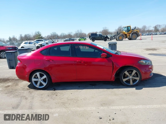 2014 Dodge Dart GT with VIN 1C3CDFEB5ED798644, listed as a IAAI auction lot 41776390 with 114,939 mi miles. Bid and sale history available at carsss.com. Image 13.