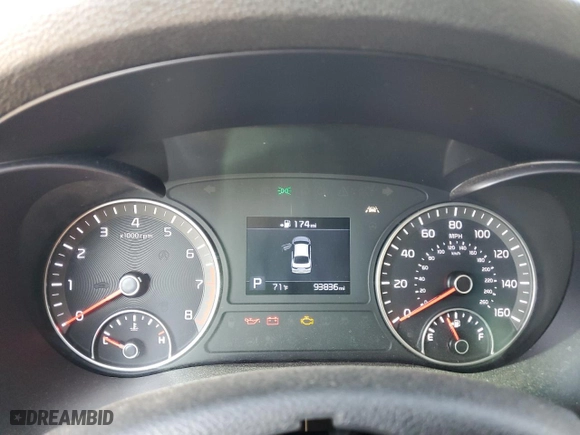 2019 Kia Optima S with VIN 5XXGT4L35KG354892, listed as a Copart auction lot 50595875 with 93,836 mi miles and Salvage Title. Bid and sale history available at carsss.com. Image 9.