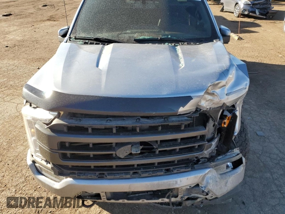 2021 Ford F-150 XL with VIN 1FTFW1E87MFA01209, listed as a Copart auction lot 48260585 with Not Provided miles and Salvage Title. Bid and sale history available at carsss.com. Image 12.