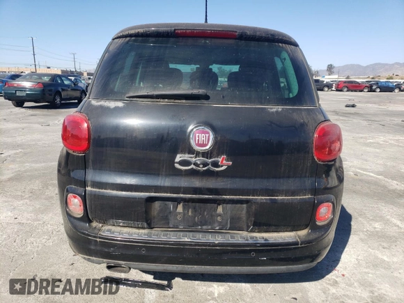 2014 FIAT 500L Easy with VIN ZFBCFABH4EZ020553, listed as a Copart auction lot 88782575 with 125,638 mi miles and Clean Title. Bid and sale history available at carsss.com. Image 6.