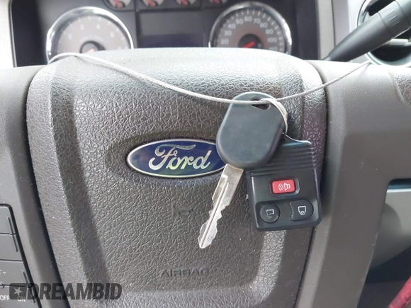 2009 Ford F-150 STX with VIN 1FTRX12889FA97356, listed as a IAAI auction lot 42121444 with 166,010 mi miles and . Bid and sale history available at DreamBid. Image 11.