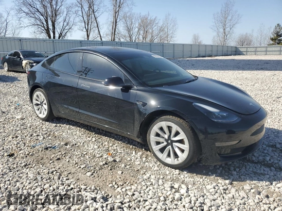 2021 Tesla Model 3 Standard Range Plus z VIN 5YJ3E1EA1MF077201, wystawiony jako Copart lot #49576465 z przebiegiem 34 809 mil mil oraz Szkody całkowita. Historia ofert i sprzedaży dostępna na DreamBid. Obrazek 4.
