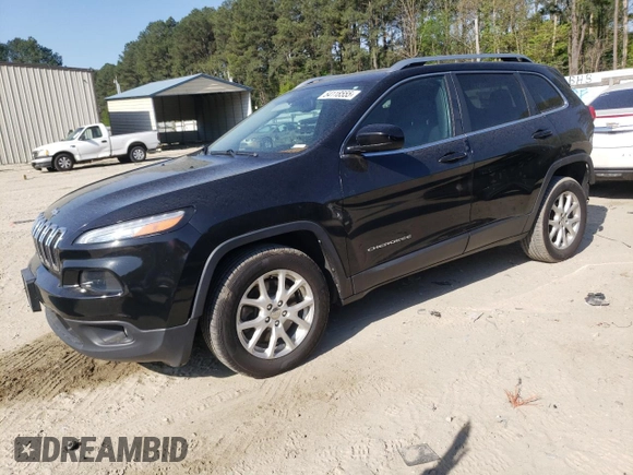 2014 Jeep Cherokee Latitude with VIN 1C4PJLCB0EW148910, listed as a Copart auction lot 54118555 with 154,245 mi miles and Salvage Title. Bid and sale history available at DreamBid. Image 1.