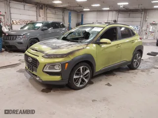 2020 Hyundai Kona Ultimate with VIN KM8K5CA50LU521749, listed as a IAAI auction lot 41191219 with 12 mi miles. Bid and sale history available at carsss.com. Image 17.