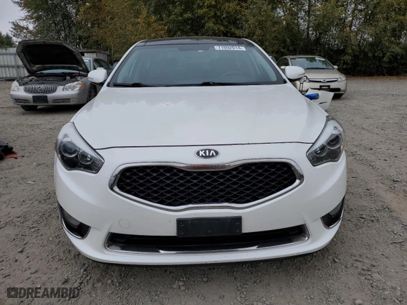 2014 Kia Cadenza Premium with VIN KNALN4D75E5162825, listed as a Copart auction lot 71092014 with 99,637 mi miles and Salvage Title. Bid and sale history available at carsss.com. Image 5.