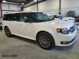 2014 Ford Flex SEL with VIN 2FMGK5C85EBD16079, listed as a Copart auction lot 46601625 with 172,964 mi miles and Salvage Title. Bid and sale history available at carsss.com. Image 4.