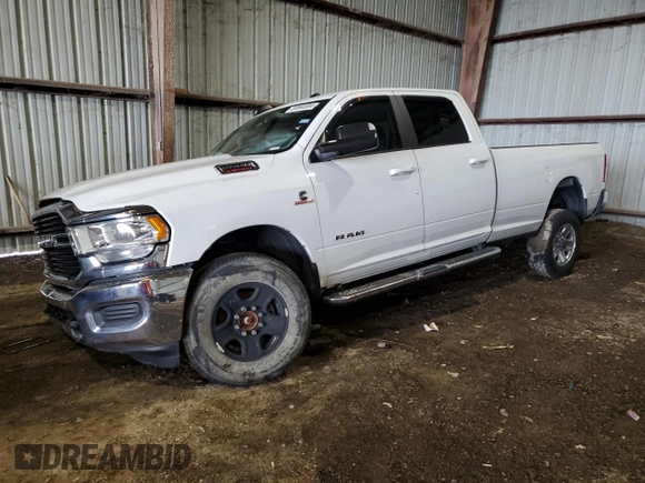 2020 Ram 2500 Big Horn with VIN 3C6UR5JL9LG141055, listed as a Copart auction lot 64770414 with 72,248 mi miles and Clean Title. Bid and sale history available at carsss.com. Image 1.