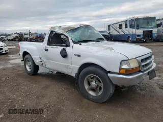 2000 Ford Ranger XL with VIN 1FTYR10V7YPC00743, listed as a Copart auction lot 88146935 with 198,410 mi miles and Salvage Title. Bid and sale history available at carsss.com. Image 4.