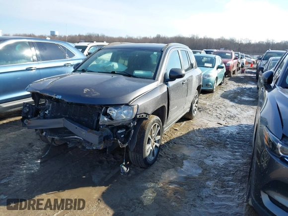 2017 Jeep Compass Latitude with VIN 1C4NJDEB0HD190200, listed as a IAAI auction lot 41733462 with 77,374 mi miles and . Bid and sale history available at DreamBid. Image 18.