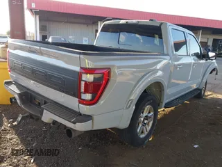2023 Ford F-150 Raptor with VIN 1FTFW1RGXPFB25318, listed as a IAAI auction lot 41506476 with Not Provided miles and . Bid and sale history available at DreamBid. Image 4.