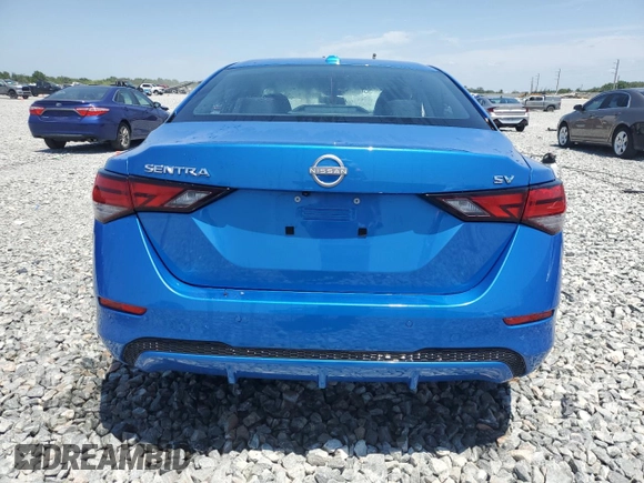 2024 Nissan Sentra SV with VIN 3N1AB8CV0RY346589, listed as a Copart auction lot 54516365 with 28,292 mi miles and Salvage Title. Bid and sale history available at carsss.com. Image 6.