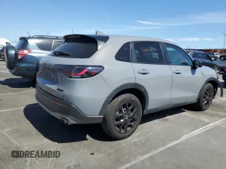 2024 Honda HR-V Sport with VIN 3CZRZ2H59RM752924, listed as a Copart auction lot 56989815 with 13,747 mi miles and Salvage title. Bid and sale history available at DreamBid. Image 3.