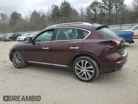 2017 Infiniti QX50 z VIN JN1BJ0RR8HM413623, wystawiony jako Copart lot #47838475 z przebiegiem 50 599 mil mil oraz Szkoda całkowita • Salvage title. Historia ofert i sprzedaży dostępna na DreamBid. Obrazek 2.
