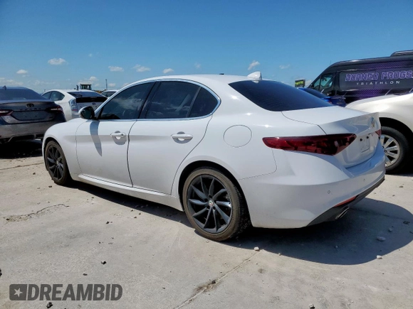 2017 Alfa Romeo Giulia with VIN ZARFAEBN2H7557756, listed as a Copart auction lot 54212925 with 62,842 mi miles and Clean title. Bid and sale history available at DreamBid. Image 2.