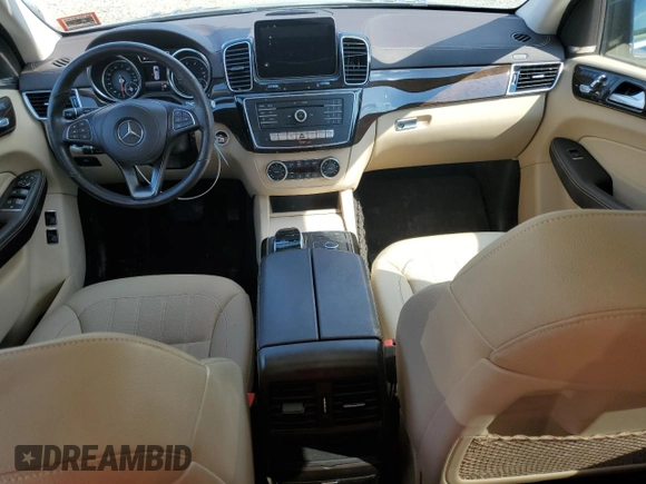 2017 Mercedes-Benz GLS 450 with VIN 4JGDF6EE3HA830769, listed as a Copart auction lot 58771524 with 60,109 mi miles and Salvage Title. Bid and sale history available at DreamBid. Image 8.