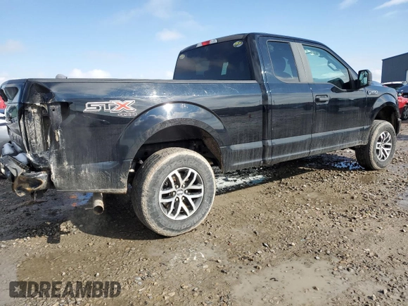 2018 Ford F-150 XL with VIN 1FTEX1EP5JKC12119, listed as a Copart auction lot 46260685 with 161,053 mi miles and Salvage Title. Bid and sale history available at carsss.com. Image 3.