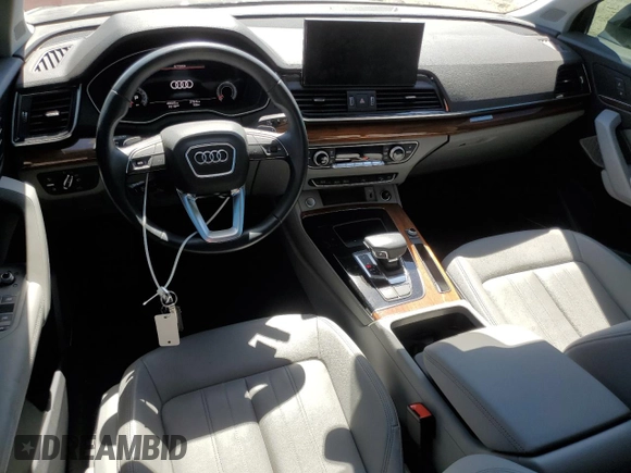 2022 Audi Q5 S line Premium Plus with VIN WA1EAAFYXN2127351, listed as a Copart auction lot 58170194 with 40,565 mi miles and Salvage title. Bid and sale history available at DreamBid. Image 8.