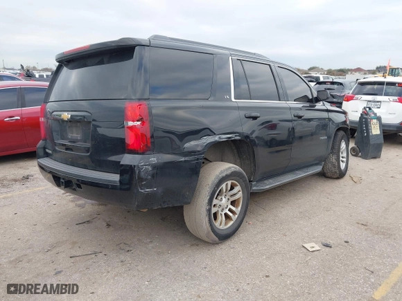 2016 Chevrolet Tahoe LS with VIN 1GNSCAEC3GR360014, listed as a IAAI auction lot 41218354 with 1 mi miles. Bid and sale history available at carsss.com. Image 4.