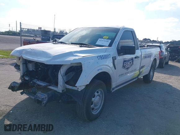 2023 Ford F-150 XL with VIN 1FTMF1CP7PKG21586, listed as a IAAI auction lot 41473326 with 19,008 mi miles and . Bid and sale history available at carsss.com. Image 18.