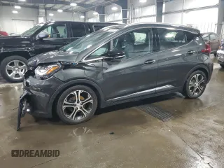 2018 Chevrolet Bolt EV Premier z VIN 1G1FX6S06J4108762, wystawiony jako Copart lot #52424045 z przebiegiem 50 699 mil mil oraz Szkoda całkowita • Salvage title. Historia ofert i sprzedaży dostępna na DreamBid. Obrazek 1.