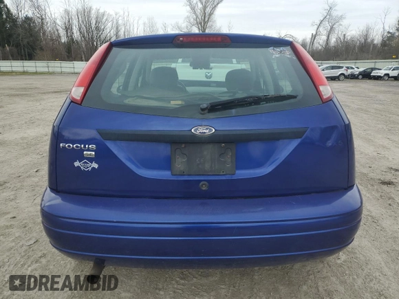 2005 Ford Focus S with VIN 3FAFP37N85R101955, listed as a Copart auction lot 53199895 with 135,984 mi miles and Salvage Title. Bid and sale history available at carsss.com. Image 6.