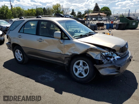 2002 Lexus RX 300 with VIN JTJGF10U620144786, listed as a Copart auction lot 65256724 with 276,954 mi miles and Non Repairable. Bid and sale history available at carsss.com. Image 4.