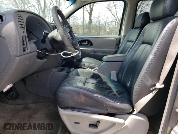 2006 Chevrolet TrailBlazer LS with VIN 1GNDT13S062345383, listed as a Copart auction lot 52072995 with 186,567 mi miles and Salvage Title. Bid and sale history available at DreamBid. Image 7.