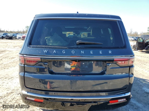 2024 Jeep Wagoneer with VIN 1C4SJVAP9RS114983, listed as a Copart auction lot 43649155 with 22,441 mi miles and Salvage Title. Bid and sale history available at carsss.com. Image 6.