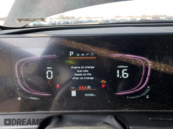 2023 Kia Sportage EX with VIN 5XYK33AFXPG052891, listed as a Copart auction lot 47467635 with 35,598 mi miles and Salvage Title. Bid and sale history available at DreamBid. Image 9.