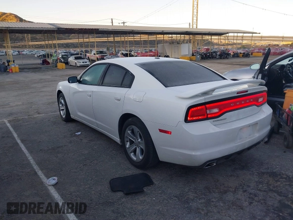 2013 Dodge Charger SE with VIN 2C3CDXBG1DH539849, listed as a IAAI auction lot 41673743 with 191,665 mi miles. Bid and sale history available at carsss.com. Image 3.