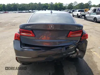 2020 Acura TLX Technology with VIN 19UUB3F40LA001110, listed as a Copart auction lot 57134585 with 131,507 mi miles and Salvage title. Bid and sale history available at DreamBid. Image 6.