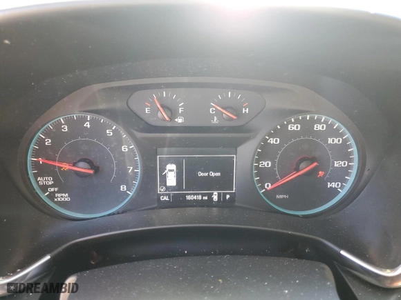 2018 Chevrolet Equinox LS with VIN 3GNAXHEV6JS563610, listed as a Copart auction lot 50461665 with 160,418 mi miles and Salvage Title. Bid and sale history available at carsss.com. Image 9.