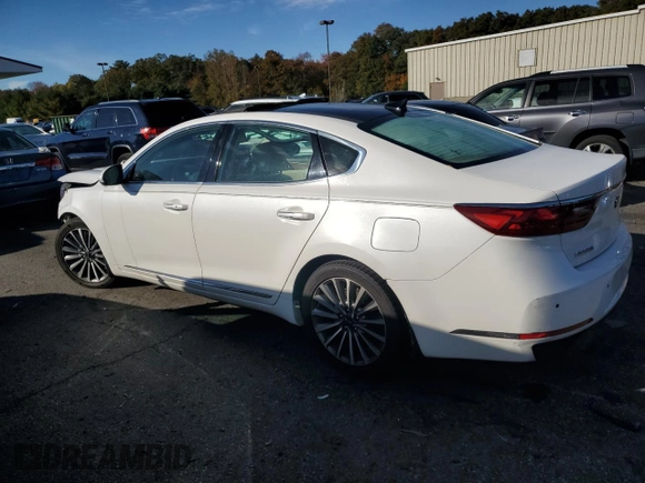2017 Kia Cadenza Premium with VIN KNALC4J11H5073294, listed as a Copart auction lot 75508654 with 109,066 mi miles and Salvage Title. Bid and sale history available at carsss.com. Image 2.