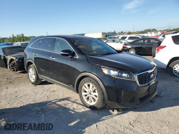2019 Kia Sorento LX with VIN 5XYPGDA30KG548927, listed as a Copart auction lot 56849534 with 67,770 mi miles and Salvage Title. Bid and sale history available at DreamBid. Image 4.