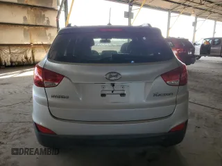 2013 Hyundai Tucson GLS with VIN KM8JU3AC9DU656873, listed as a Copart auction lot 43783415 with 143,513 mi miles and Salvage Title. Bid and sale history available at carsss.com. Image 6.