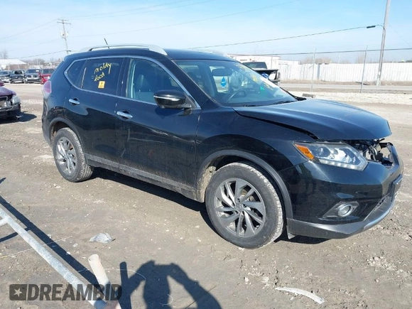 2015 Nissan Rogue SV with VIN 5N1AT2MV0FC816979, listed as a IAAI auction lot 41787430 with 156,911 mi miles and . Bid and sale history available at carsss.com. Image 1.
