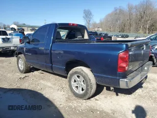 2007 Dodge 1500 SLT with VIN 1D7HA16P87J593935, listed as a Copart auction lot 43614995 with 147,403 mi miles and Clean Title. Bid and sale history available at DreamBid. Image 2.